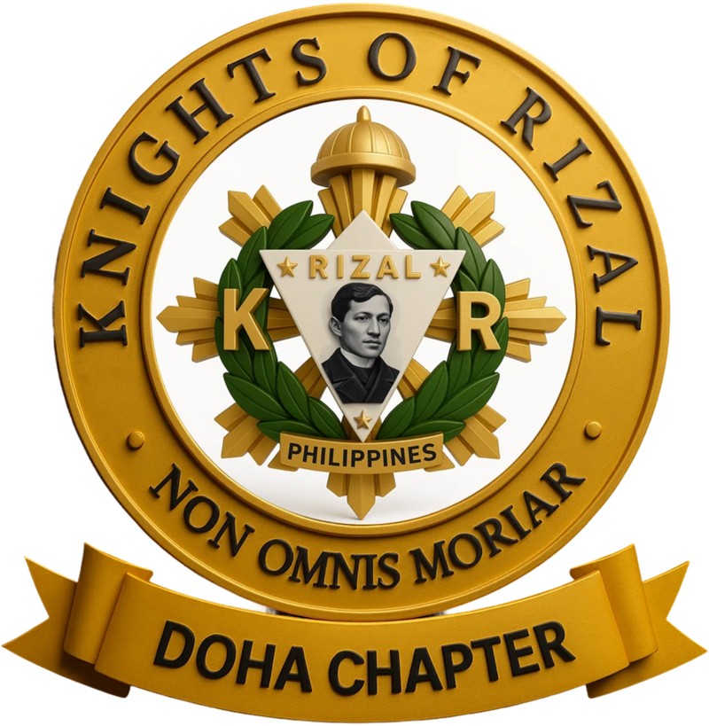 Knights of Rizal Doha Chapter logo